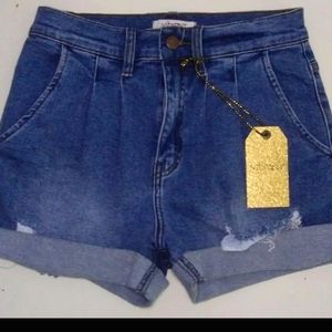Vibrant Miu Jean Shorts
